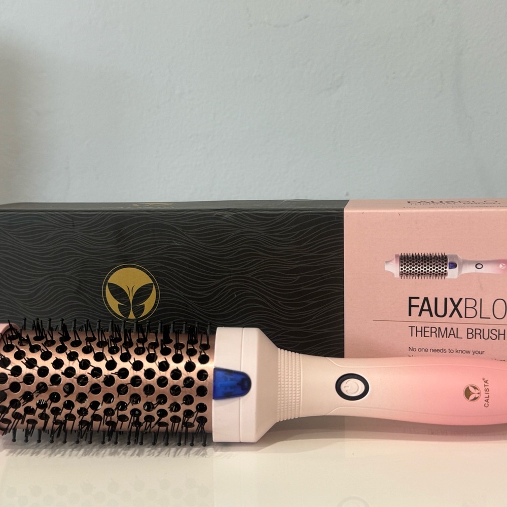 Calista FauxBlo Thermal Brush (Pink Ombre)1.77” Great for Long Hair - Picture 8 of 8